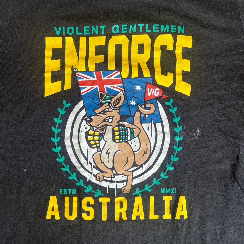 Violent Gentlemen Enforce Australia T-Shirt